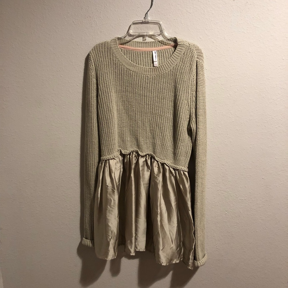 Double fab sweater